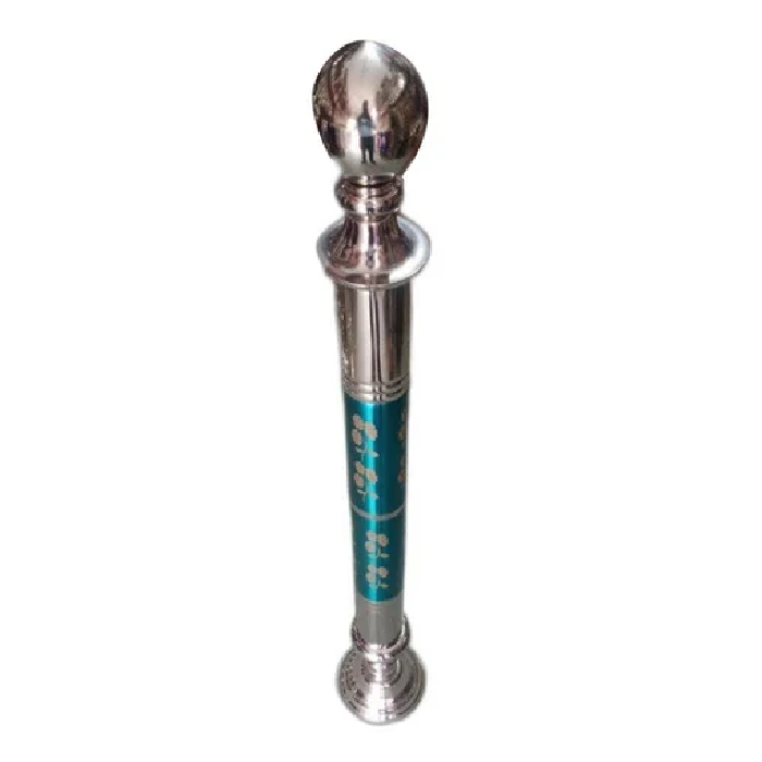 1.15feet Silver Stainless Steel Railing Pillar - Image 2