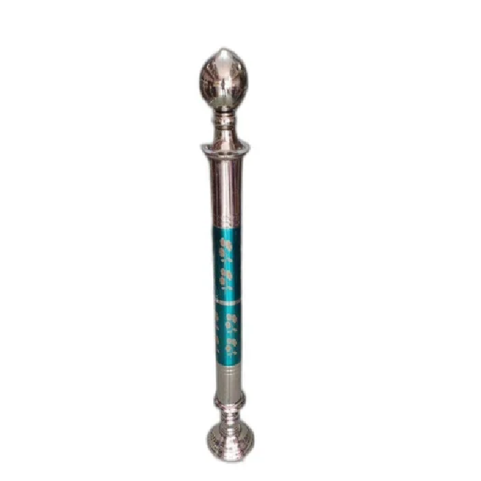1.15feet Silver Stainless Steel Railing Pillar