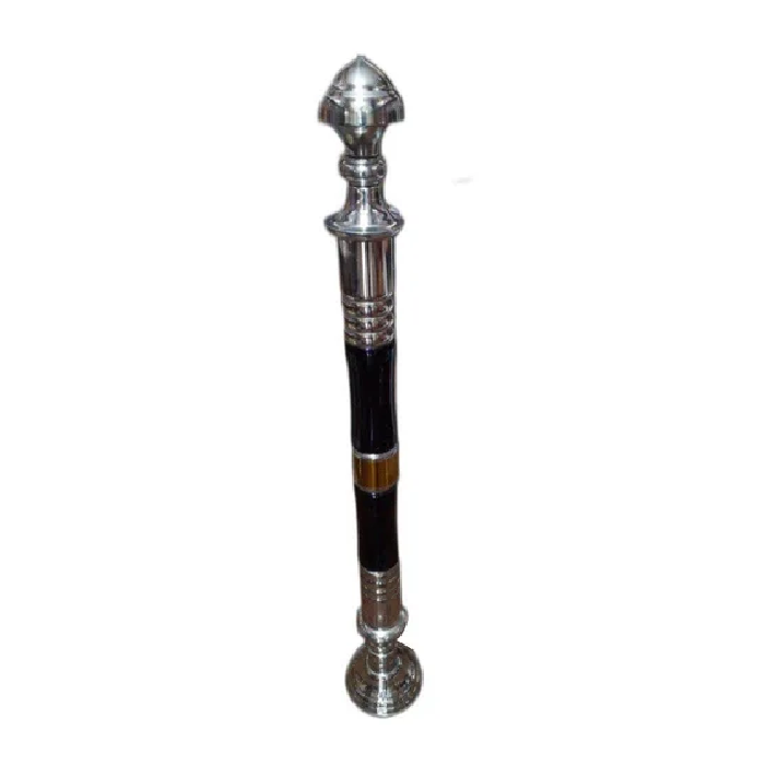 3feet Black Stainless Steel Railing Pillar