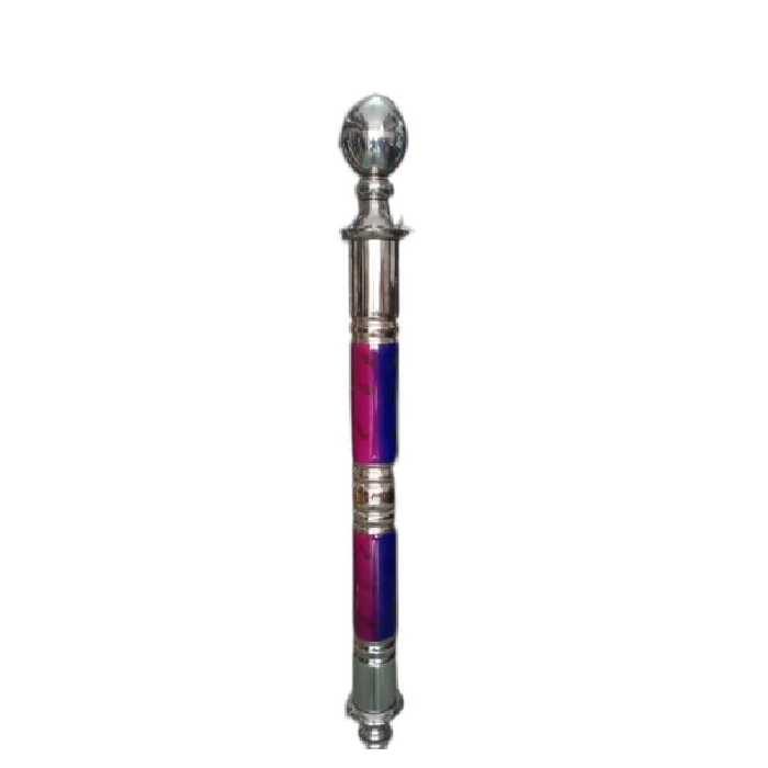 3.25feet Silver Stainless Steel Railing Pillar