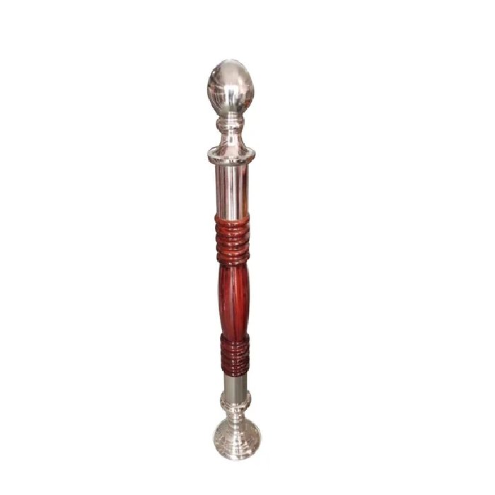Stainless Steel Square Wooden Pillar